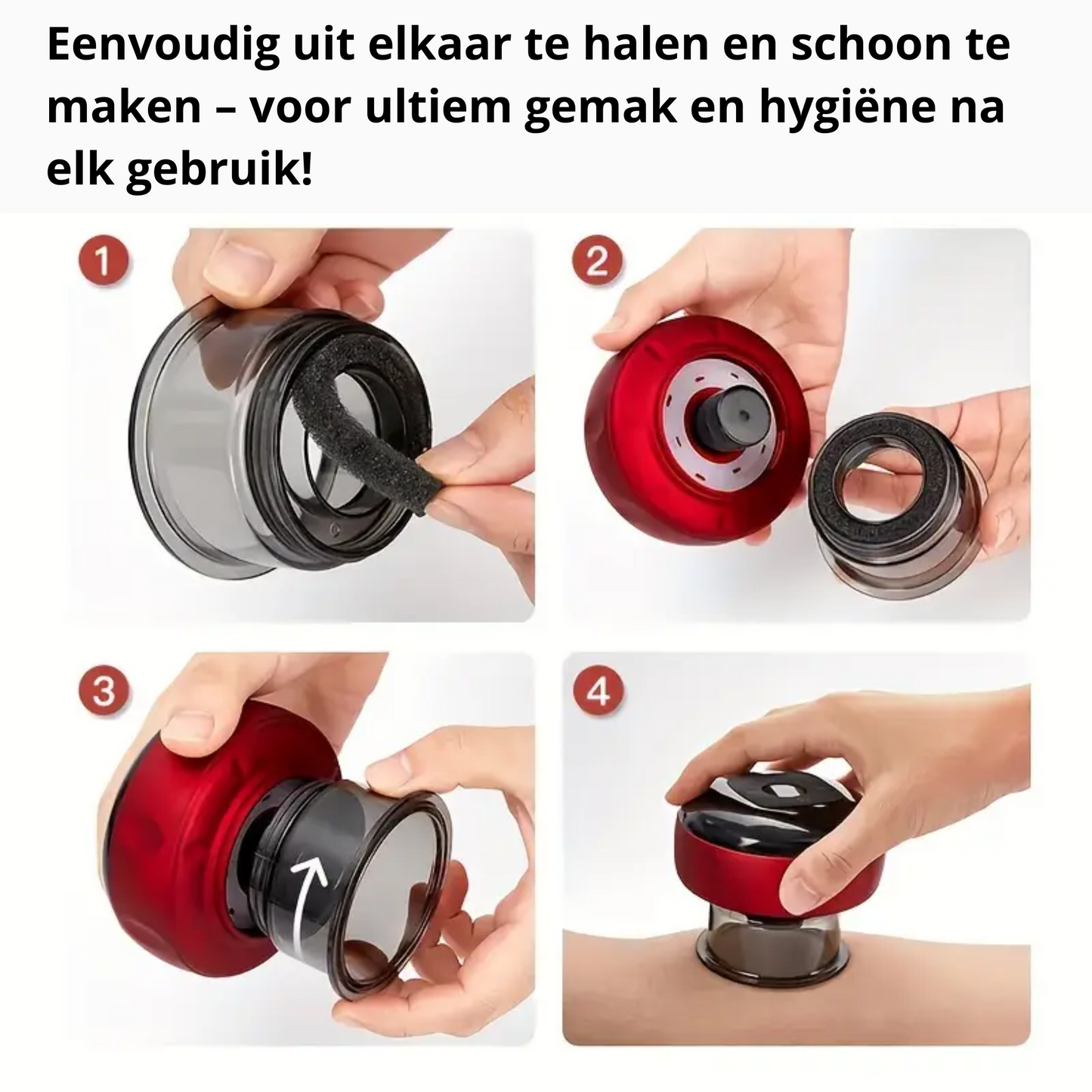 Flowcup- Herstel Snel & Verlicht Spanning